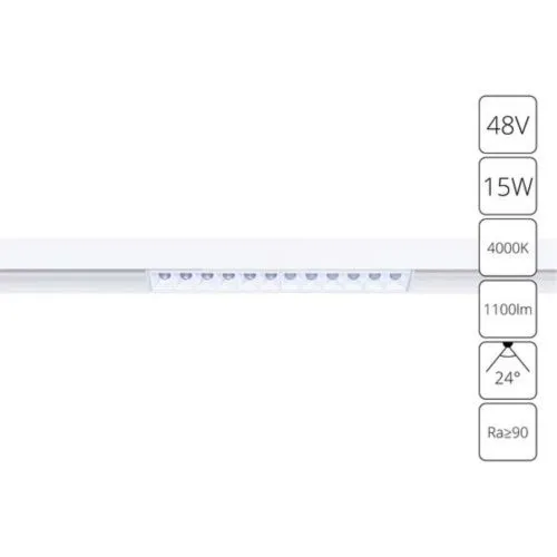 Трековый светодиодный светильник Arte Lamp Linea A4634PL-1WH 